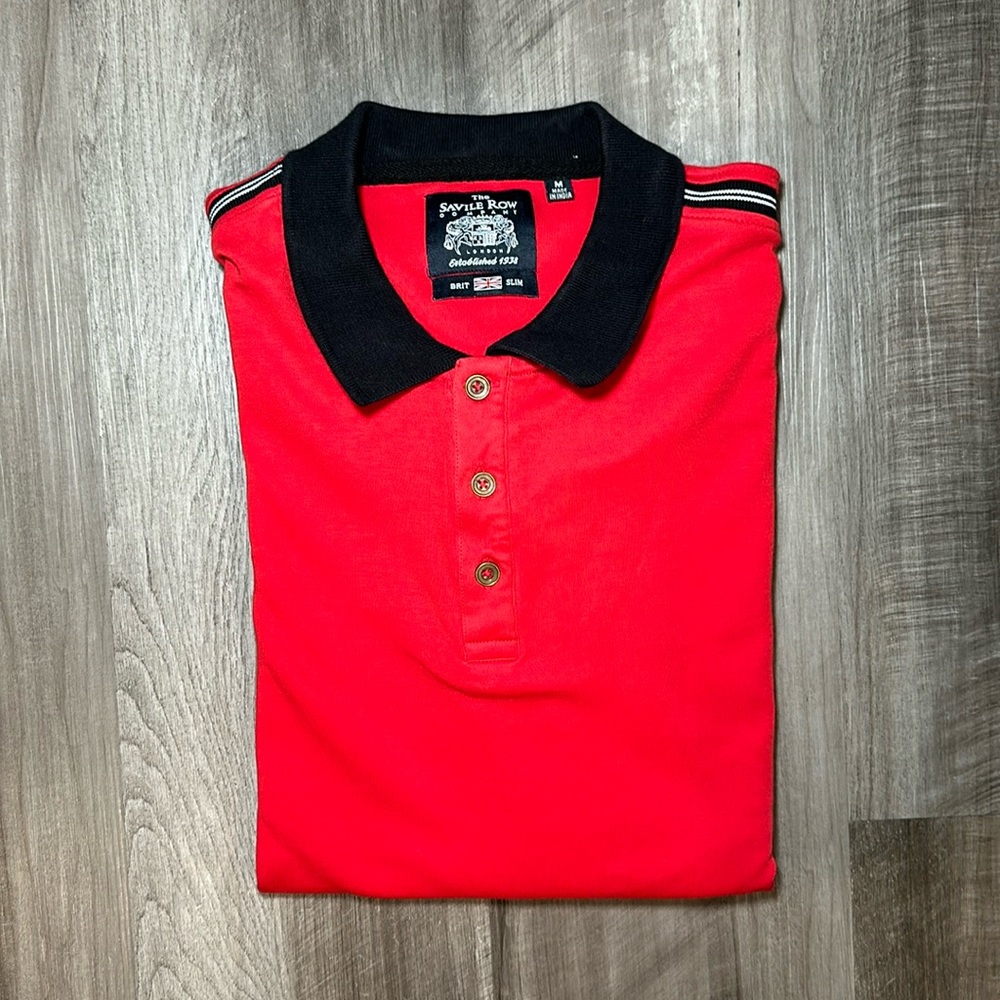 The Savile Row Company Brit Slim Polo - Medium